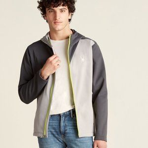 MEN'S SPYDER  Softshell Color Block Jacket Sz L